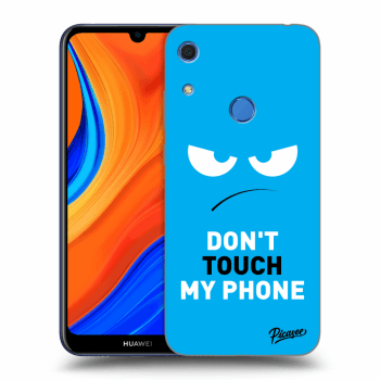Hülle für Huawei Y6S - Angry Eyes - Blue