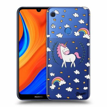 Hülle für Huawei Y6S - Einhorn Sternenhimmel