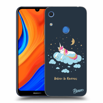 Picasee Huawei Y6S Hülle - Schwarzes Silikon - Believe In Unicorns