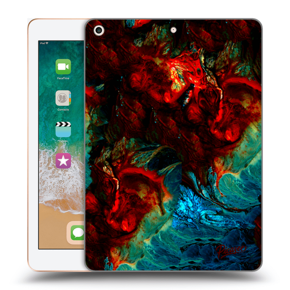 Picasee transparente Silikonhülle für Apple iPad 9.7" 2018 (6. gen) - Universe