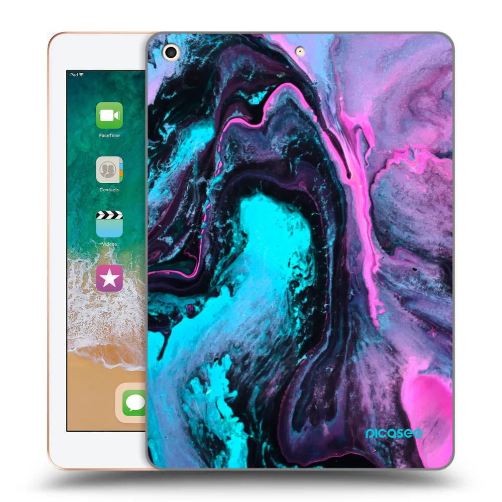 Picasee transparente Silikonhülle für Apple iPad 9.7" 2018 (6. gen) - Lean 2