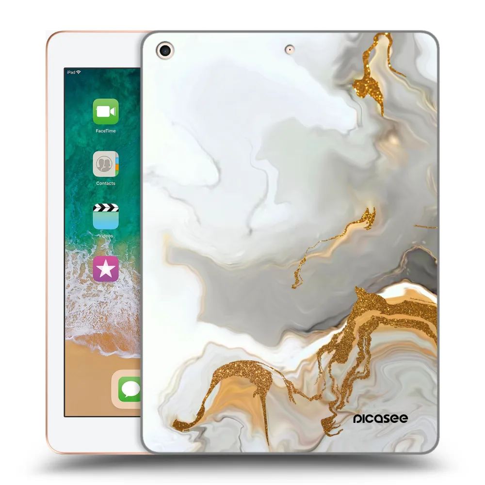 Picasee transparente Silikonhülle für Apple iPad 9.7" 2018 (6. gen) - Her