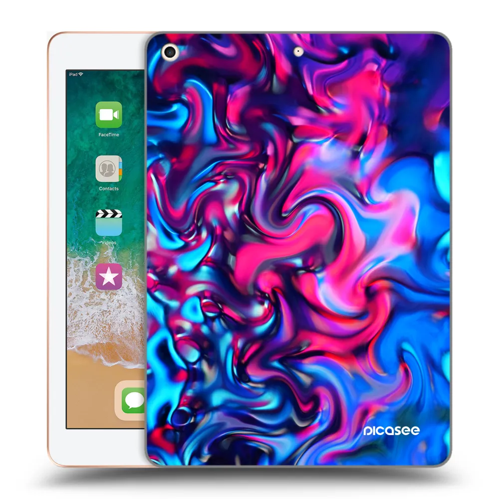 Picasee transparente Silikonhülle für Apple iPad 9.7" 2018 (6. gen) - Redlight