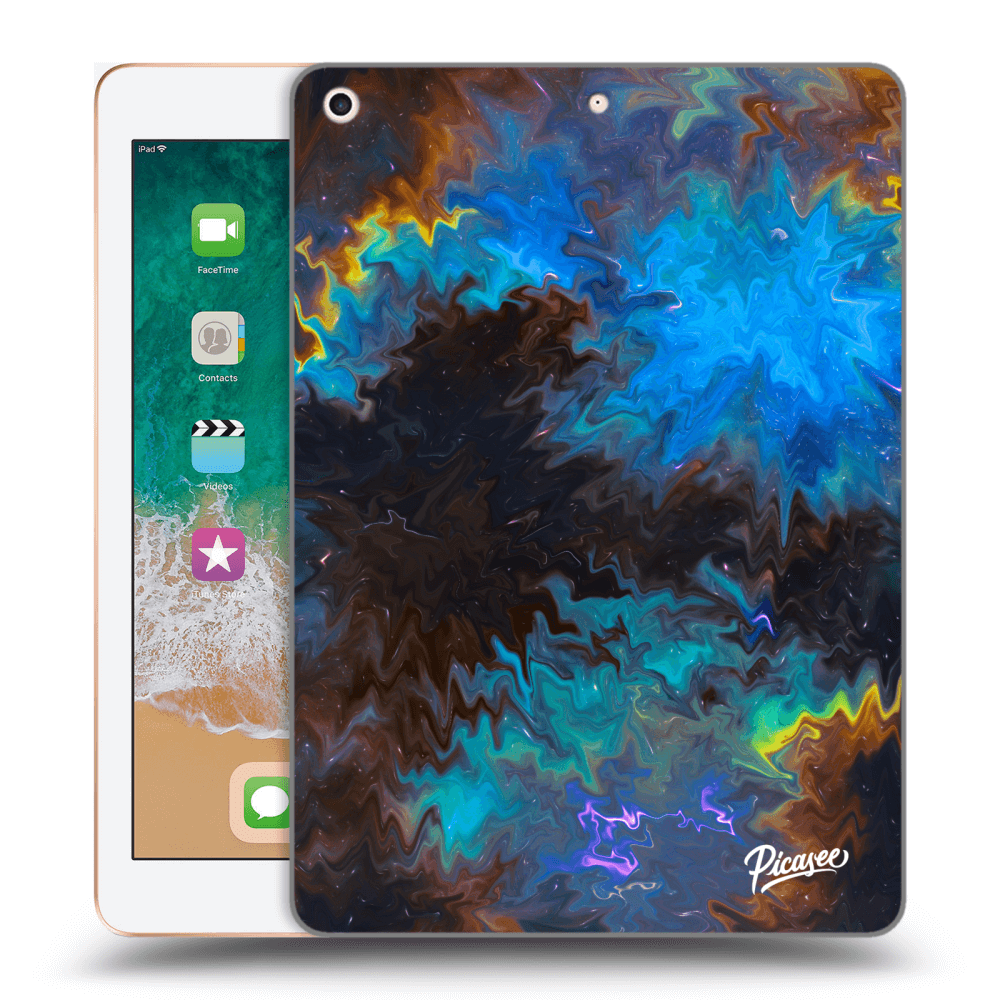 Picasee transparente Silikonhülle für Apple iPad 9.7" 2018 (6. gen) - Space