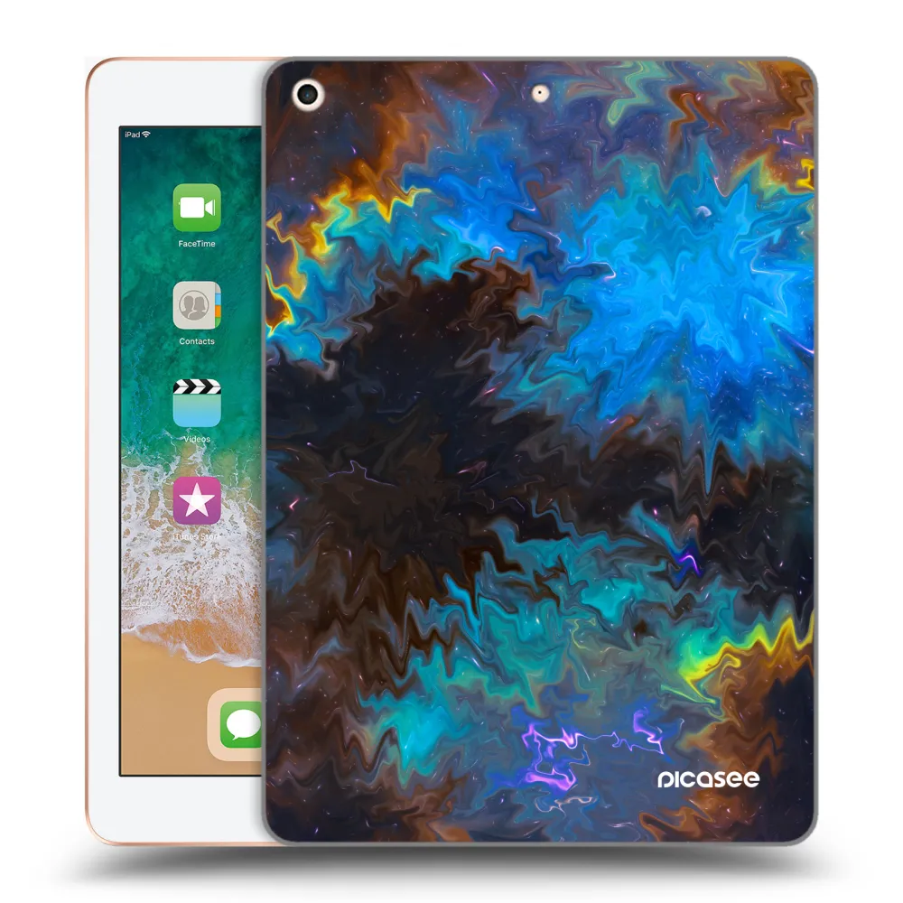 Picasee transparente Silikonhülle für Apple iPad 9.7" 2018 (6. gen) - Space