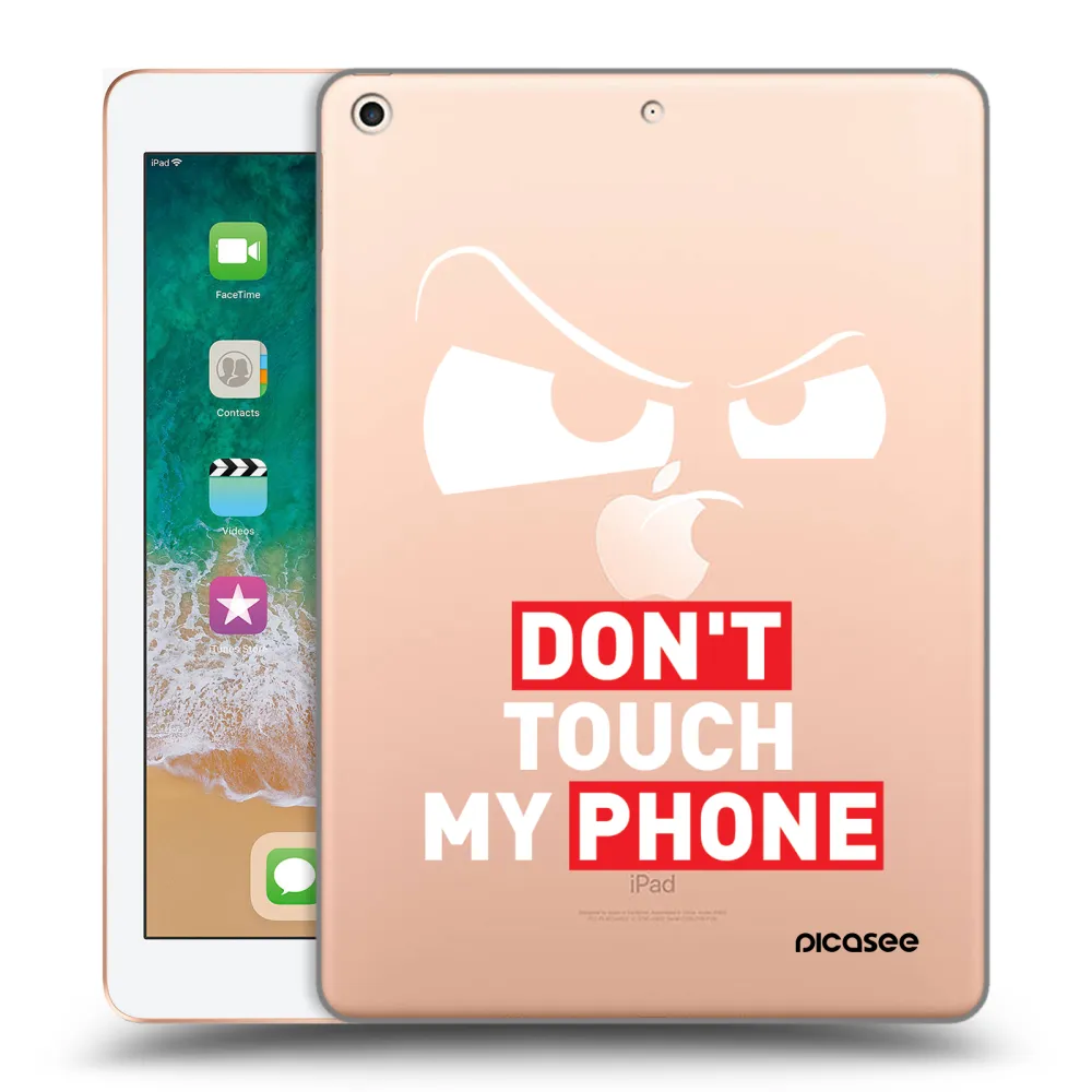 Picasee transparente Silikonhülle für Apple iPad 9.7" 2018 (6. gen) - Cloudy Eye - Transparent