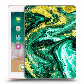Hülle für Apple iPad 9.7" 2018 (6. gen) - Green Gold