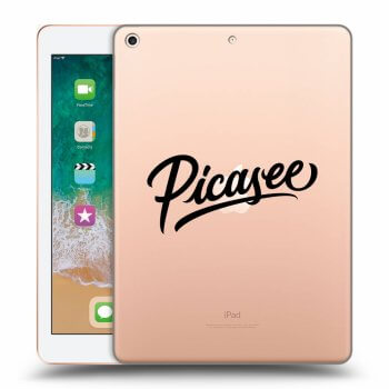 Hülle für Apple iPad 9.7" 2018 (6. gen) - Picasee - old logo - black