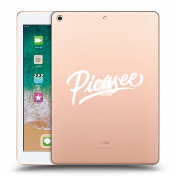 Picasee transparente Silikonhülle für Apple iPad 9.7" 2018 (6. gen) - Picasee - White