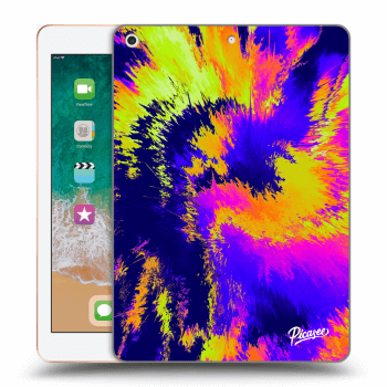 Picasee transparente Silikonhülle für Apple iPad 9.7" 2018 (6. gen) - Burn