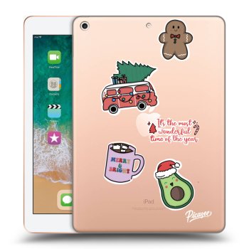 Hülle für Apple iPad 9.7" 2018 (6. gen) - Christmas Stickers
