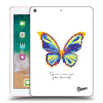 Hülle für Apple iPad 9.7" 2018 (6. gen) - Diamanty White