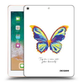 Hülle für Apple iPad 9.7" 2018 (6. gen) - Diamanty White