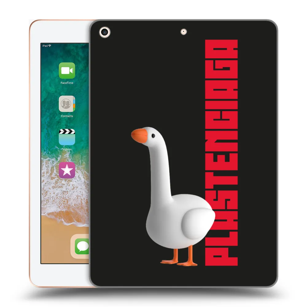 Picasee transparente Silikonhülle für Apple iPad 9.7" 2018 (6. gen) - Kiky Ricky