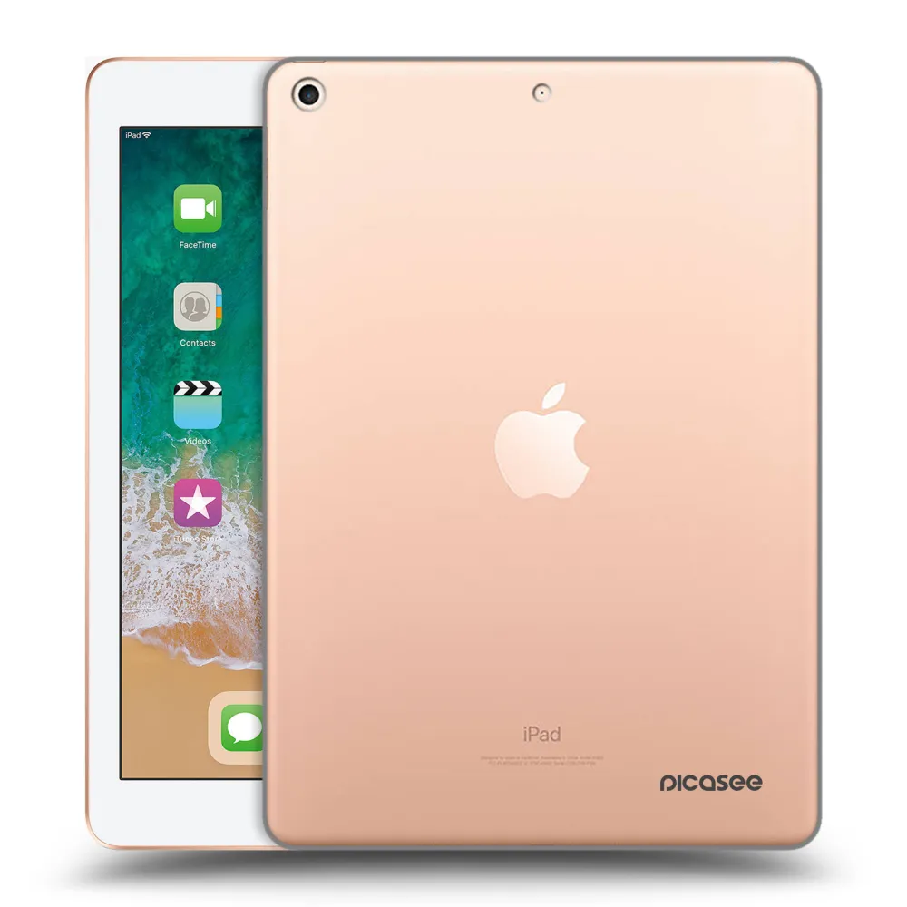 Picasee transparente Silikonhülle für Apple iPad 9.7" 2018 (6. gen) - Clear