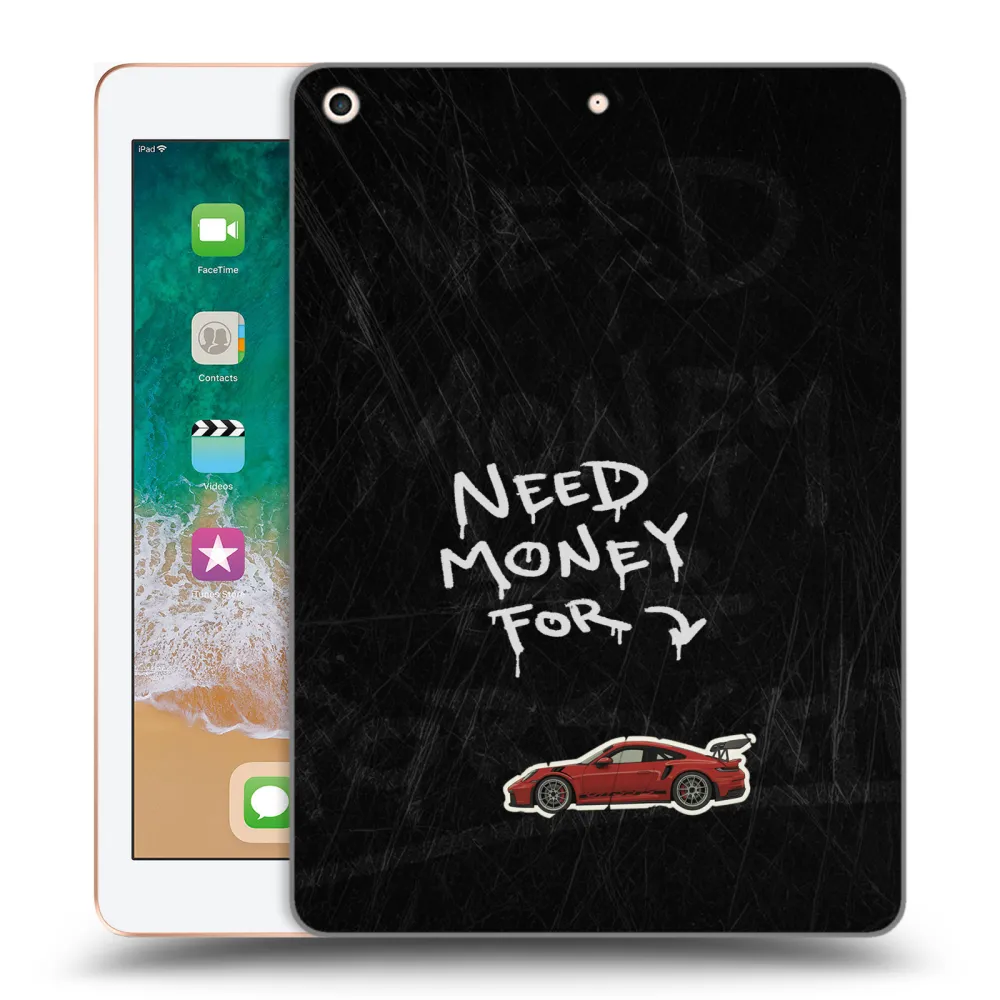 Picasee transparente Silikonhülle für Apple iPad 9.7" 2018 (6. gen) - Track Mode