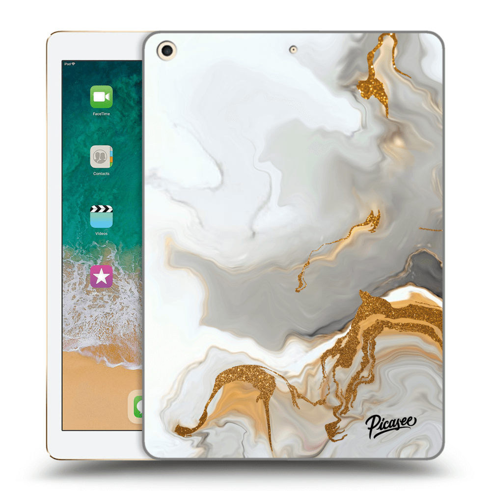 Picasee transparente Silikonhülle für Apple iPad 9.7" 2017 (5. gen) - Her