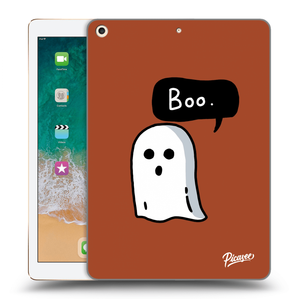 Picasee transparente Silikonhülle für Apple iPad 9.7" 2017 (5. gen) - Boo