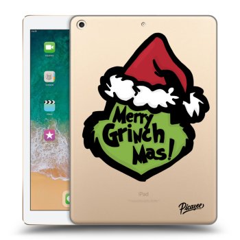 Picasee transparente Silikonhülle für Apple iPad 9.7" 2017 (5. gen) - Grinch 2