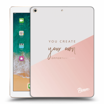 Picasee transparente Silikonhülle für Apple iPad 9.7" 2017 (5. gen) - You create your own opportunities