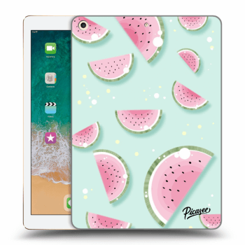 Picasee transparente Silikonhülle für Apple iPad 9.7" 2017 (5. gen) - Watermelon 2