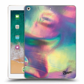 Picasee transparente Silikonhülle für Apple iPad 9.7" 2017 (5. gen) - Holo