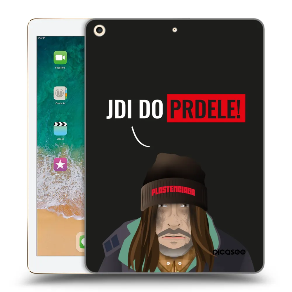 Picasee transparente Silikonhülle für Apple iPad 9.7" 2017 (5. gen) - Bezďák