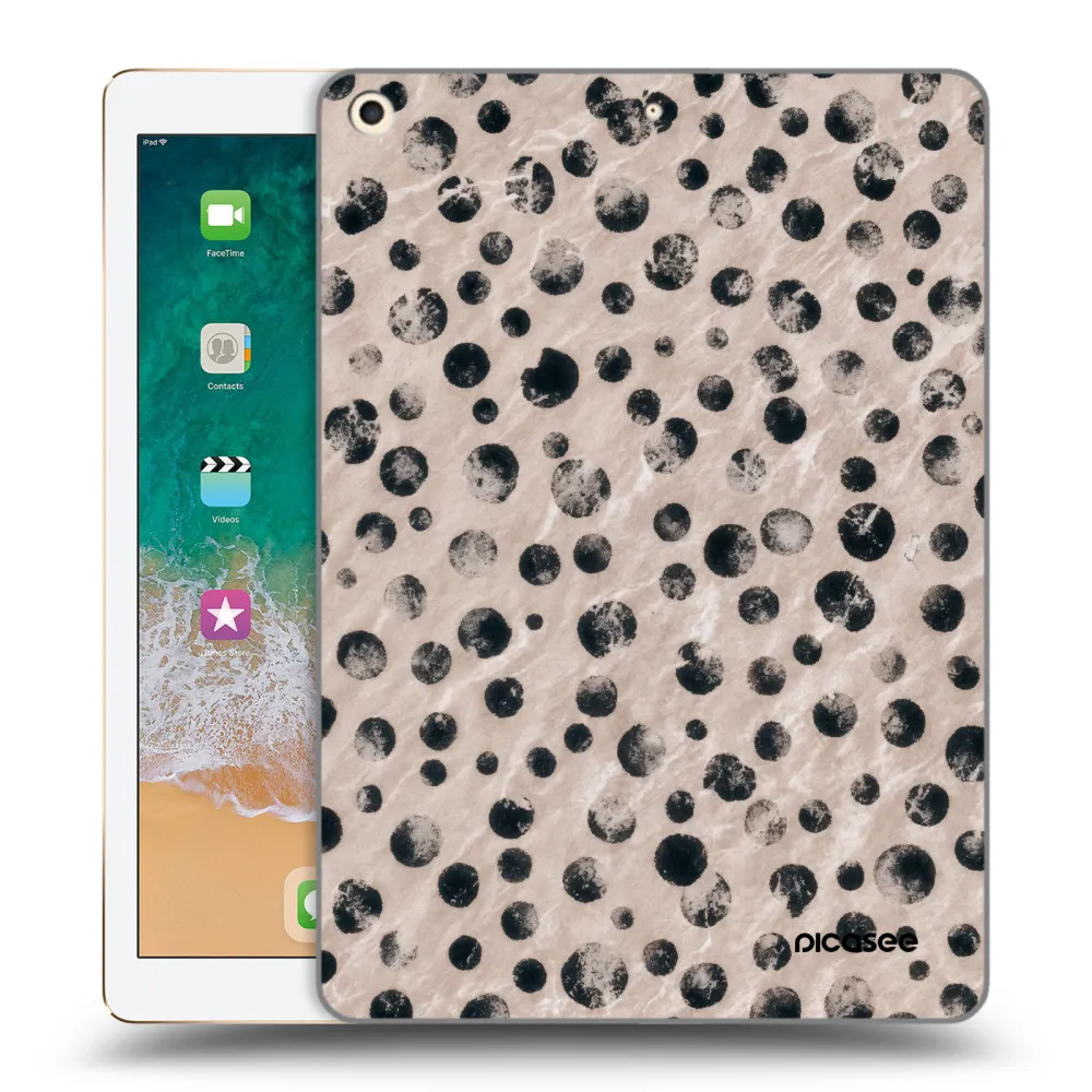 Picasee transparente Silikonhülle für Apple iPad 9.7" 2017 (5. gen) - Inked