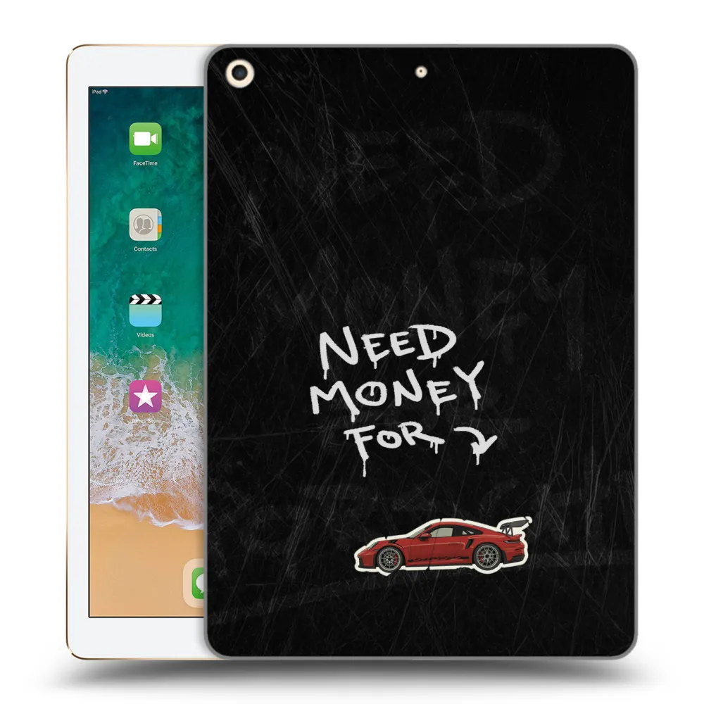 Picasee transparente Silikonhülle für Apple iPad 9.7" 2017 (5. gen) - Track Mode