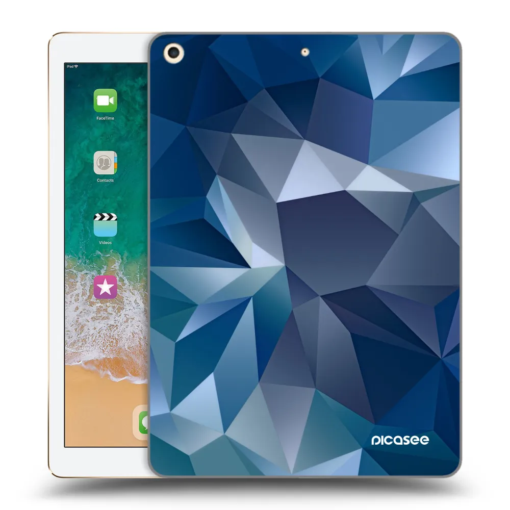 Picasee transparente Silikonhülle für Apple iPad 9.7" 2017 (5. gen) - Wallpaper