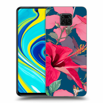 Picasee Xiaomi Redmi Note 9 Pro Hülle - Transparentes Silikon - Hibiscus