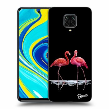 Hülle für Xiaomi Redmi Note 9 Pro - Flamingos couple