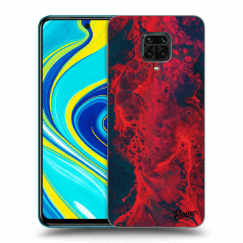 Picasee Xiaomi Redmi Note 9S Hülle - Transparentes Silikon - Organic red