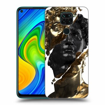 Hülle für Xiaomi Redmi Note 9 - Gold - Black