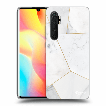 Hülle für Xiaomi Mi Note 10 Lite - White tile