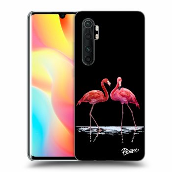 Hülle für Xiaomi Mi Note 10 Lite - Flamingos zu zweit