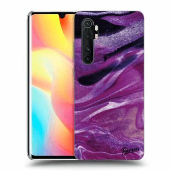 Hülle für Xiaomi Mi Note 10 Lite - Purple glitter