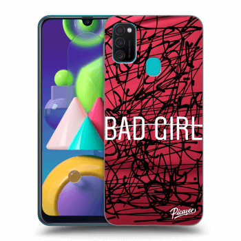 Picasee Samsung Galaxy M21 M215F Hülle - Schwarzes Silikon - Bad girl