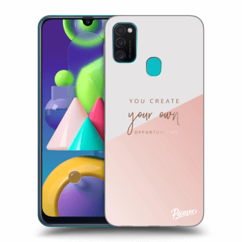 Picasee Samsung Galaxy M21 M215F Hülle - Schwarzes Silikon - You create your own opportunities