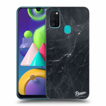 Hülle für Samsung Galaxy M21 M215F - Black marble