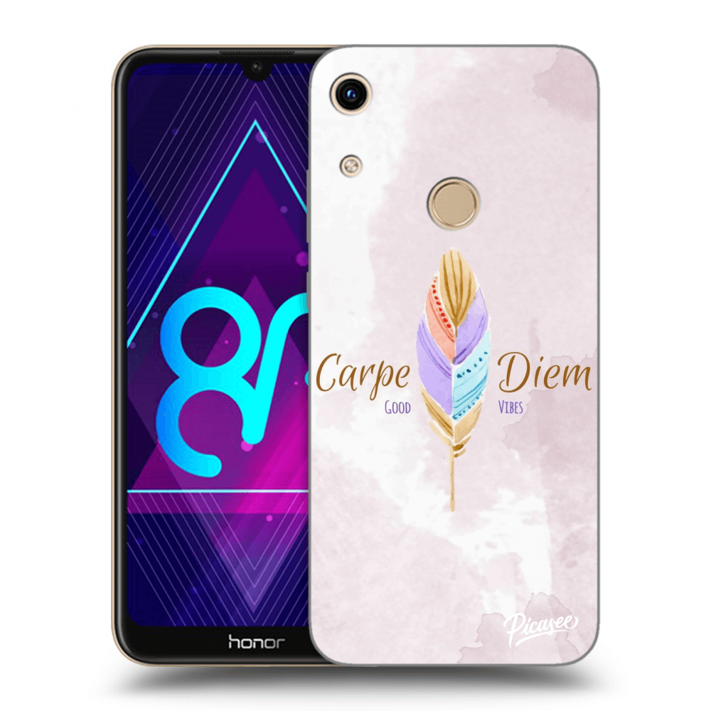Picasee Honor 8A Hülle - Transparentes Silikon - Carpe Diem