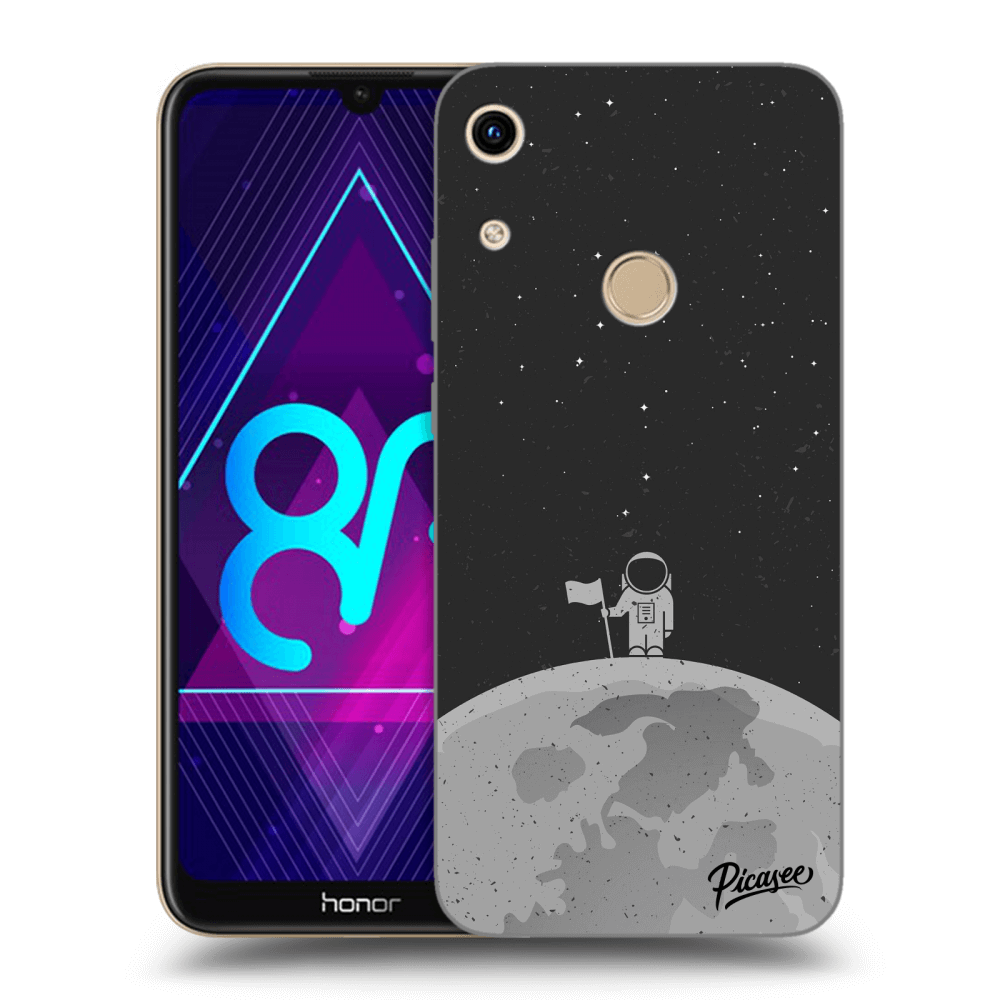 Picasee Honor 8A Hülle - Schwarzes Silikon - Astronaut