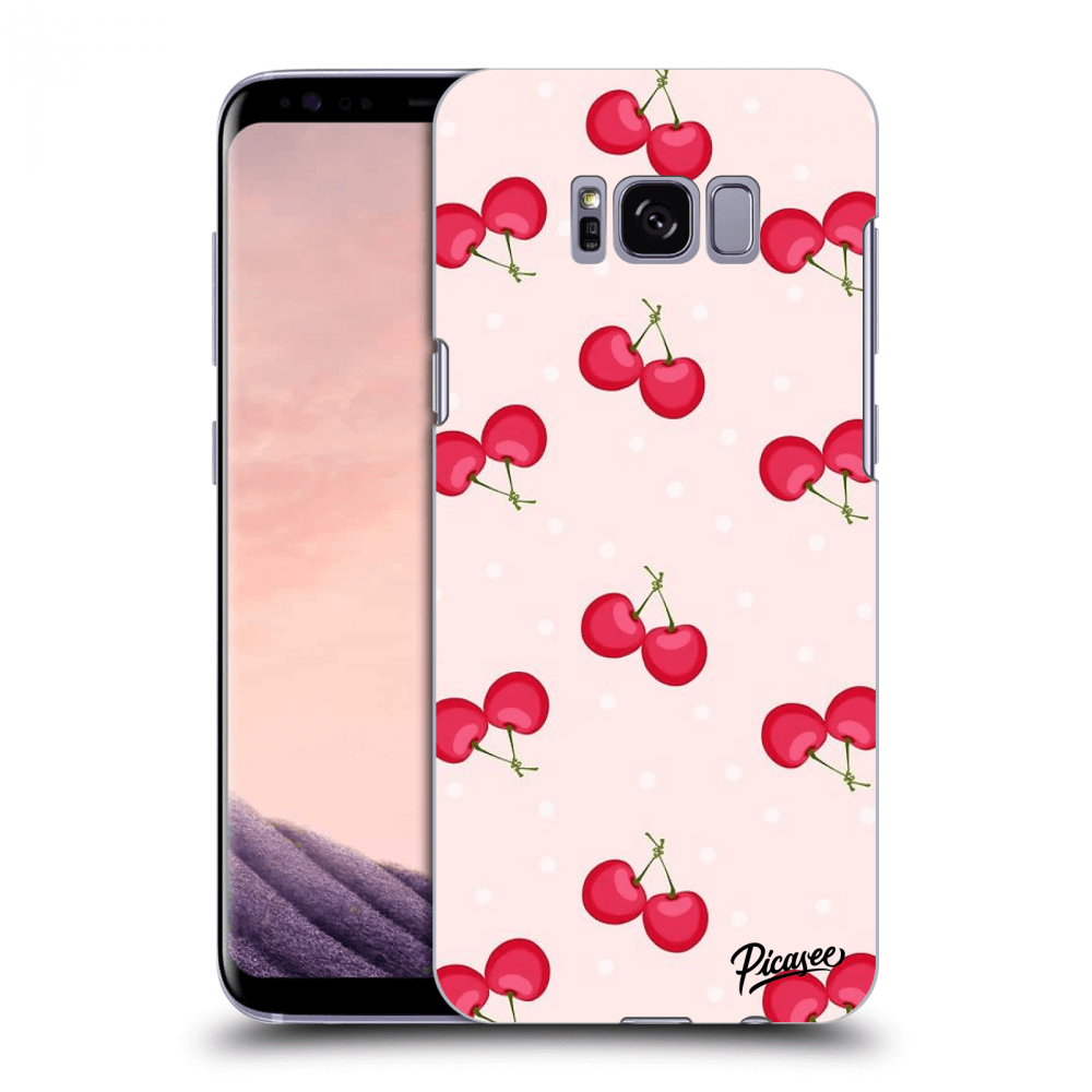 Picasee Samsung Galaxy S8 G950F Hülle - Transparentes Silikon - Cherries