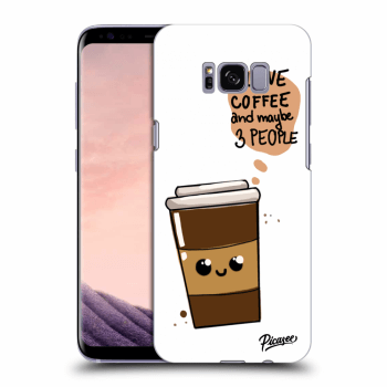 Picasee Samsung Galaxy S8 G950F Hülle - Transparentes Silikon - Cute coffee