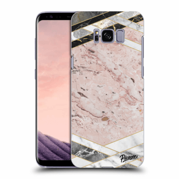 Hülle für Samsung Galaxy S8 G950F - Pink geometry