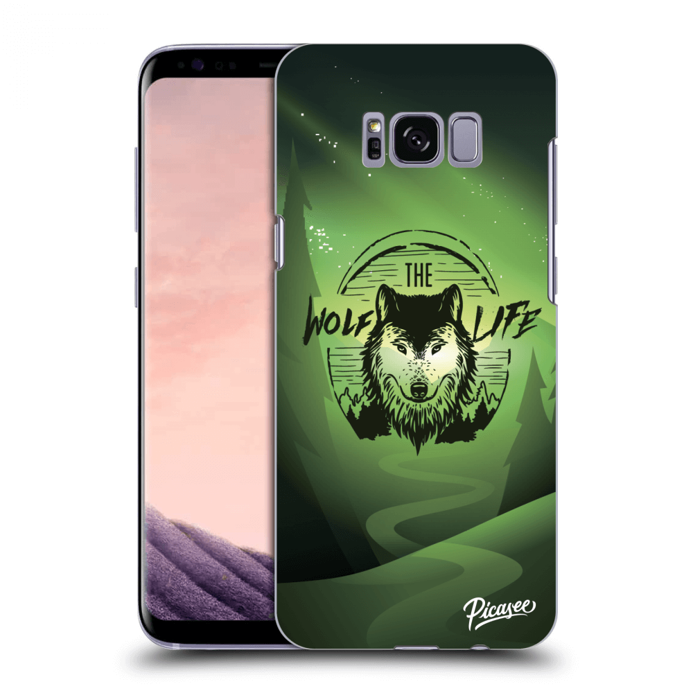 Picasee Samsung Galaxy S8 G950F Hülle - Transparentes Silikon - Wolf life