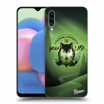 Picasee Samsung Galaxy A30s A307F Hülle - Transparentes Silikon - Wolf life