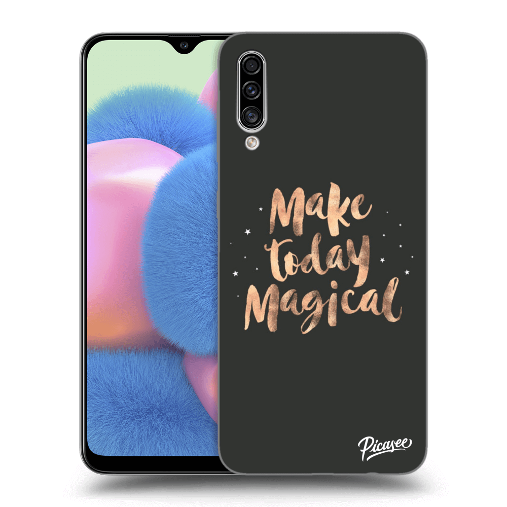 Picasee Samsung Galaxy A30s A307F Hülle - Transparentes Silikon - Make today Magical