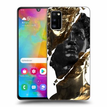 Hülle für Samsung Galaxy A41 A415F - Gold - Black