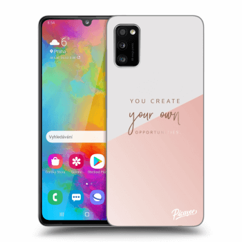 Picasee Samsung Galaxy A41 A415F Hülle - Transparentes Silikon - You create your own opportunities
